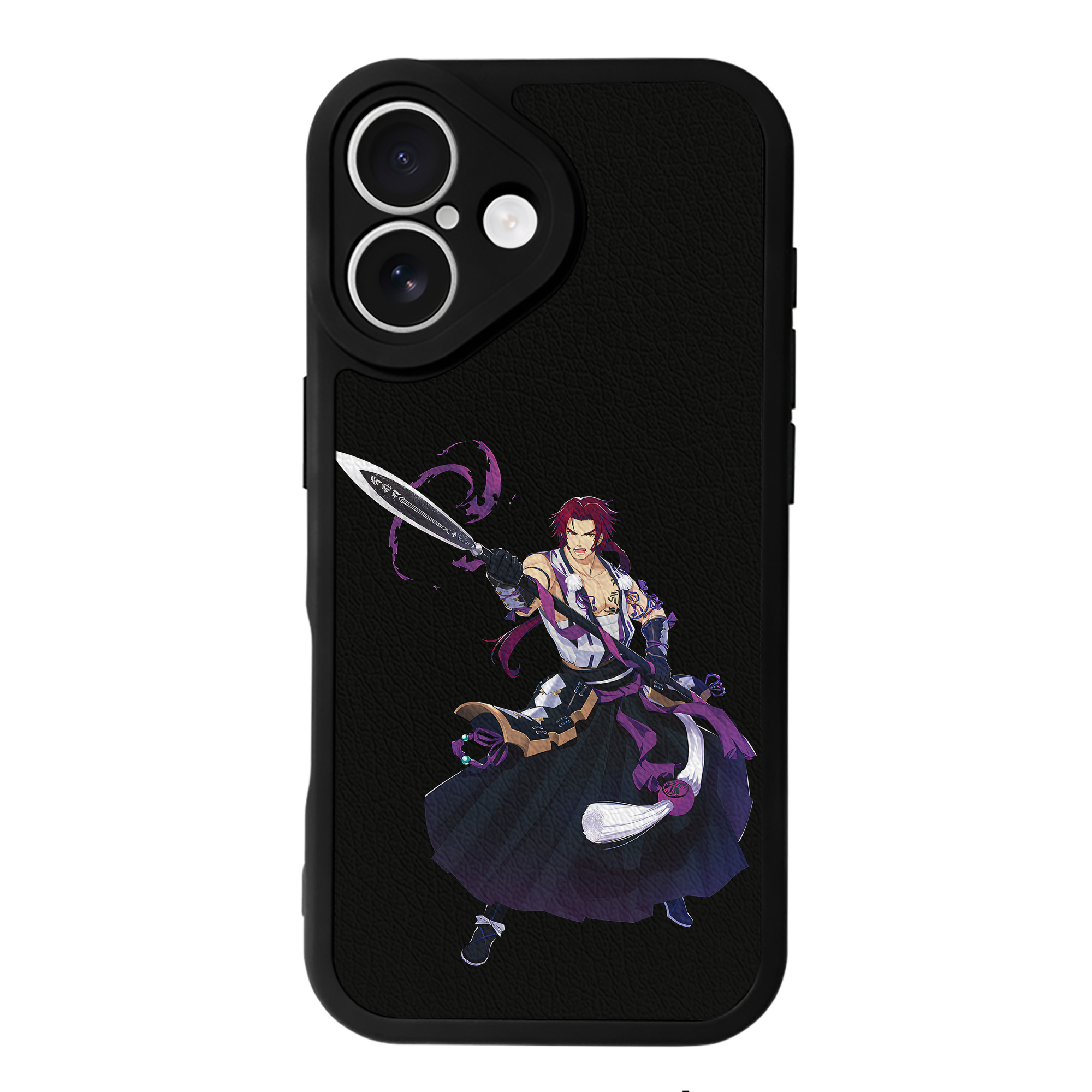 （画像用） 刀剣乱舞 Touken Ranbu 【iPhone 16シリーズ対応】シリコンスマホケース（レザー調） 材質：シリコン